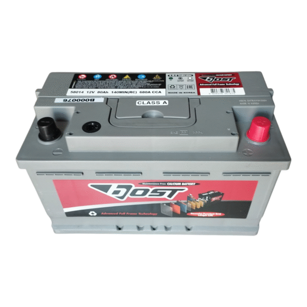 DIN 80 Bost 12V 80Ah 680CCA battery