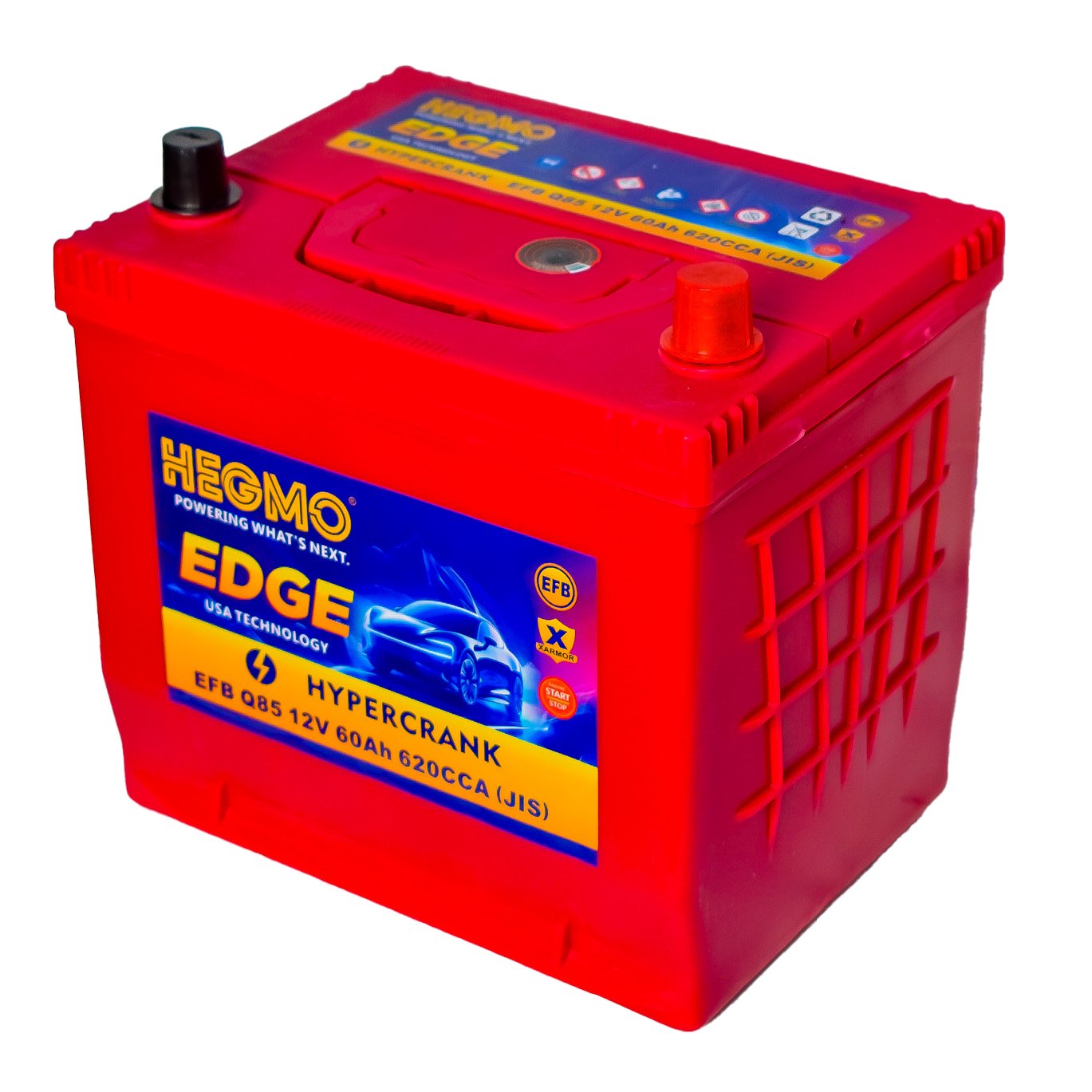 Hegmo Edge EFB Q85 12V 60Ah 620CCA Start-Stop Car Battery Kenya - Jemspark
