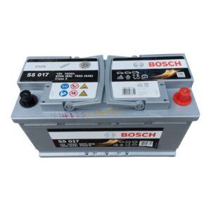 DIN 100 Bosch S5 017 12V 100Ah 780CCA MF battery