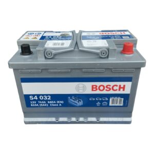 DIN 74 Bosch S4 032 12V 74Ah 680CCA SMF car battery