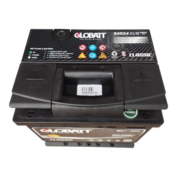 DIN 45 Globatt 12V 45Ah 390CCA SMF battery