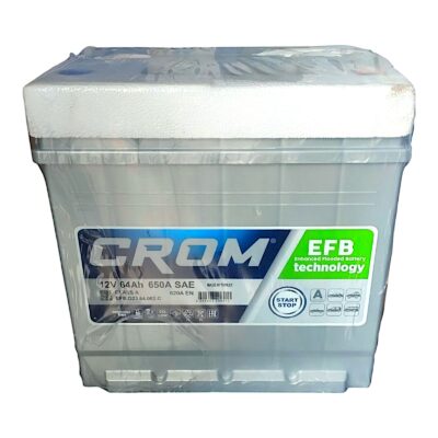 Q85 Crom EFB 12V 64Ah 650cca Start-Stop Battery