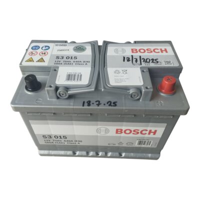 Bosch DIN70 Battery S3 015 12V 70Ah 640CCA SMF