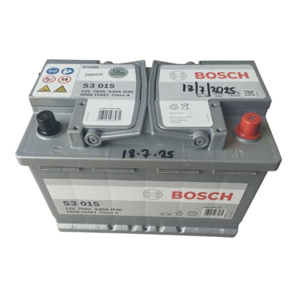 Bosch DIN70 Battery S3 015 12V 70Ah 640CCA SMF for sale in Nairobi