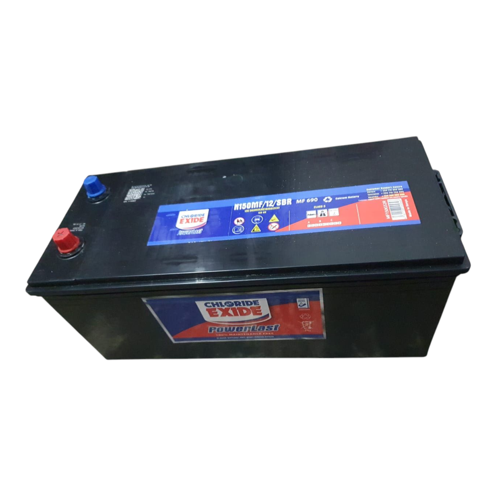 Chloride Exide N150MF/12/SBR 12V 150Ah 900A heavy-duty truck and bus battery