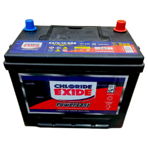 Chloride Exide NS70/12/SBR 12V 65Ah right positive car battery replacement