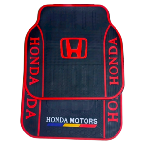 Honda Motors heavy duty rubber floor mats with red trim at Jemspark