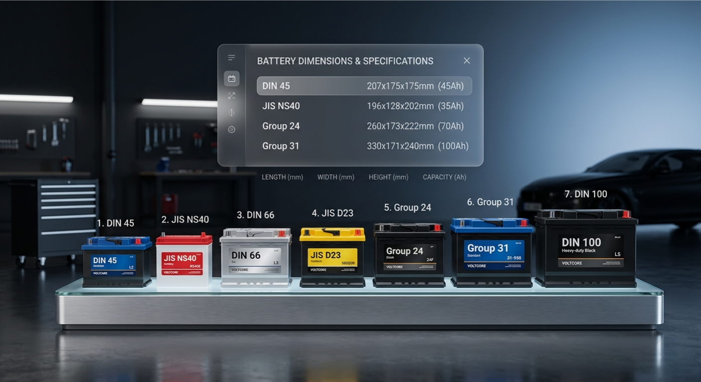 Car Battery Size Chart in Kenya
