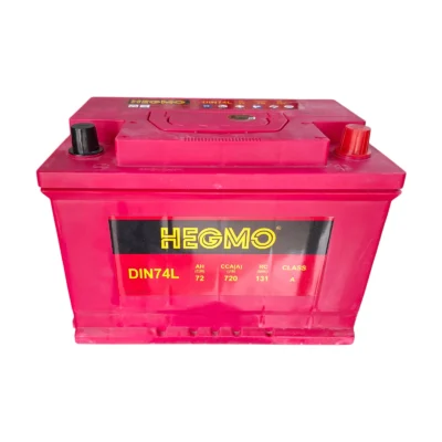 HEGMO DIN 74L 12V 72Ah 720CCA Maintenance-Free Car Battery