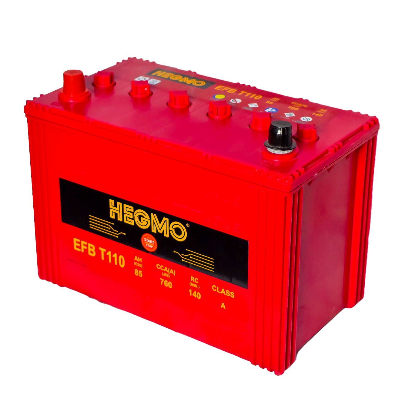 Hegmo EFB T110 85Ah 760CCA maintenance free car battery in Kenya-Jemsaprk