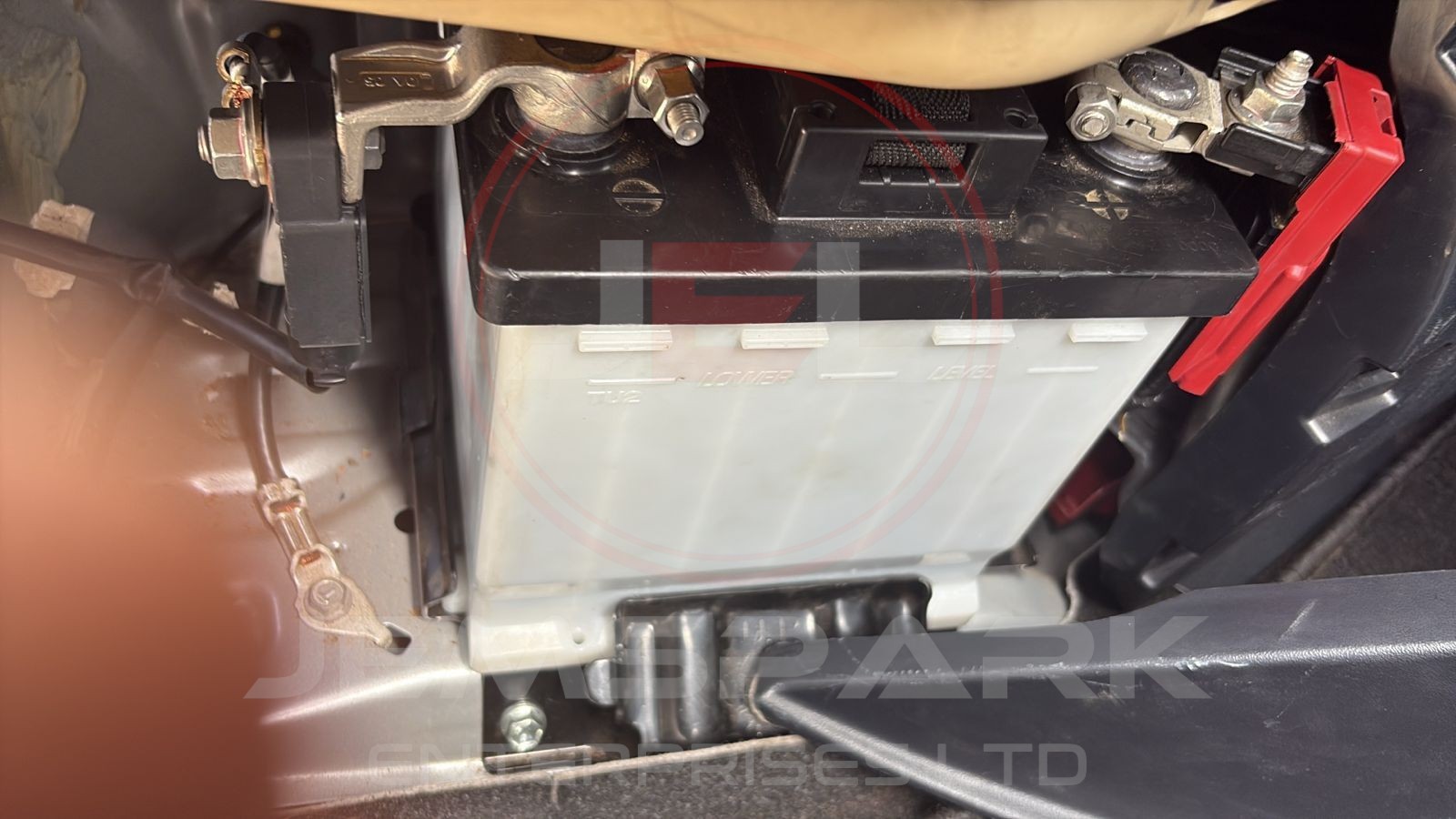Toyota Fielder Hybrid battery located under rear right seat