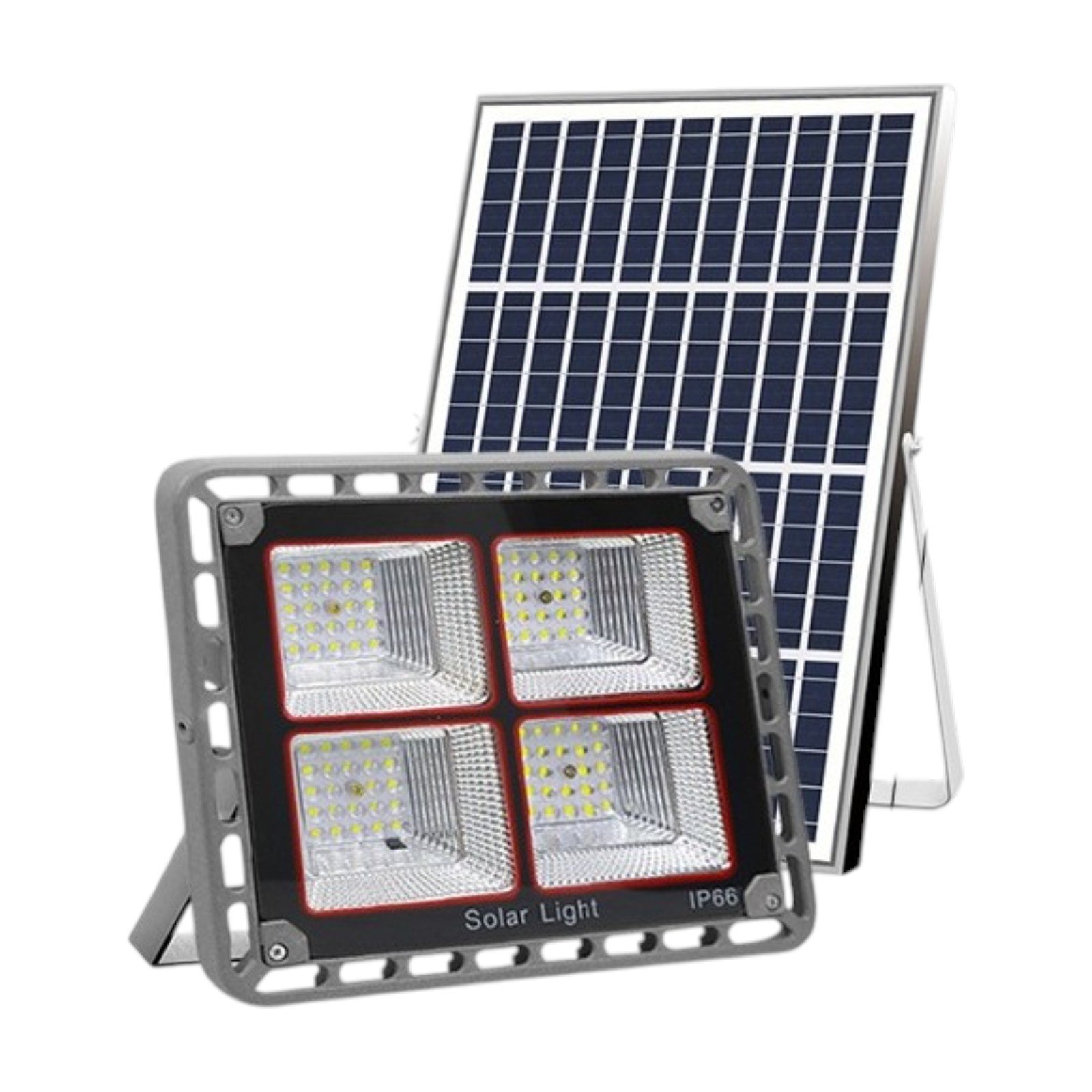 400W IP66 solar LED flood light with solar panel and remote control available in Kenya from Jemspark.