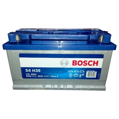 Bosch S4 H39 DIN80 12V 80Ah 630A Maintenance-Free Car Battery